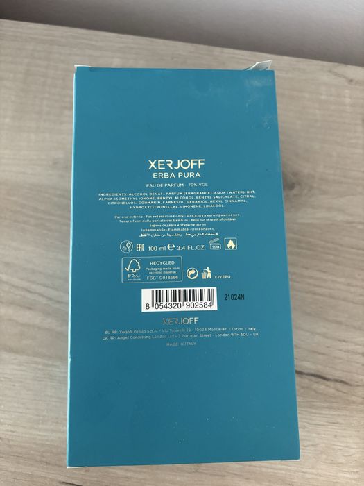 Xerjoff Erba Pura 100ml