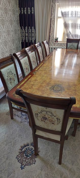 Стол стул 12 одамлик