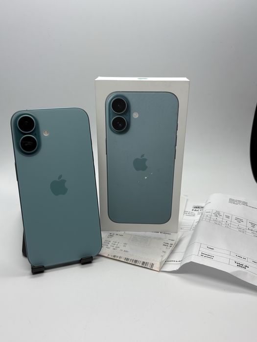 iPhone 16 - 128Gb - Teal - CA NOU 10/10 + Garantie