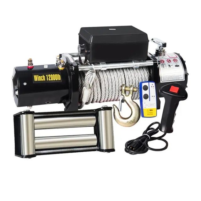Лебедка 20000LBS электрическая, лебедка для эвакуатора, лебедка