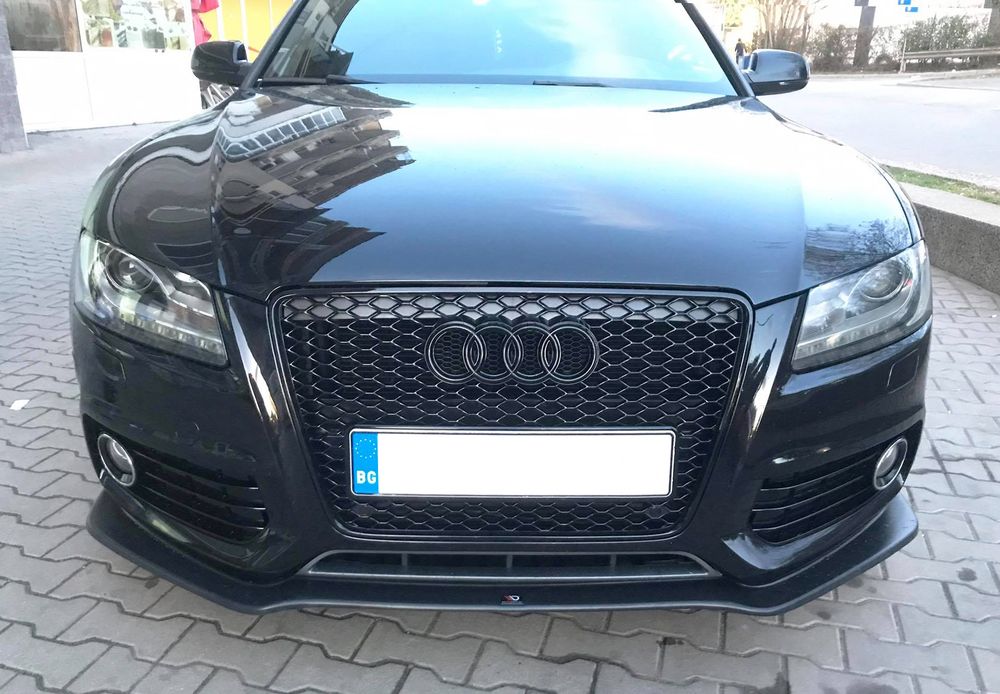 Спойлер за предна S-line броня Maxton design за Audi A5 8Т (2007-2011)
