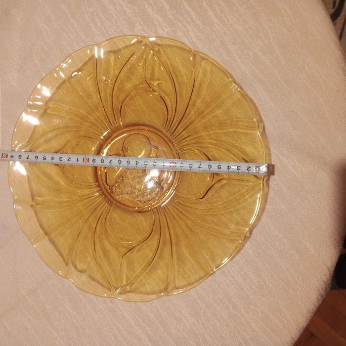 Стъклено плато Цветно плато