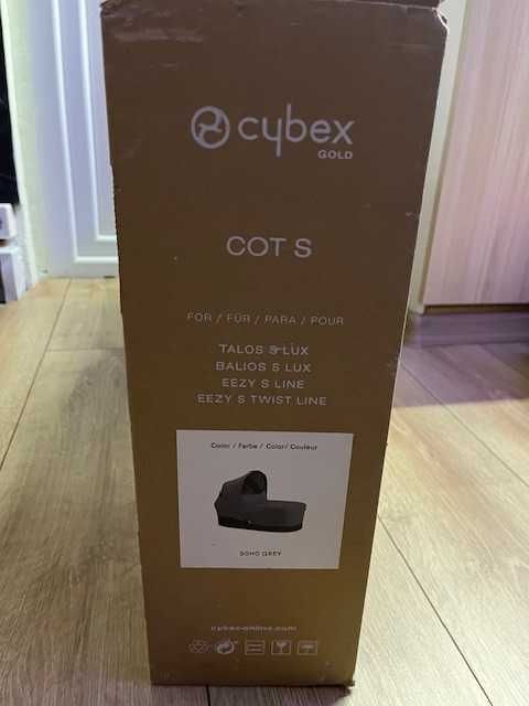 Koш за новородено Cybex COT S Lux Soho Grey за количка Balios S Lux