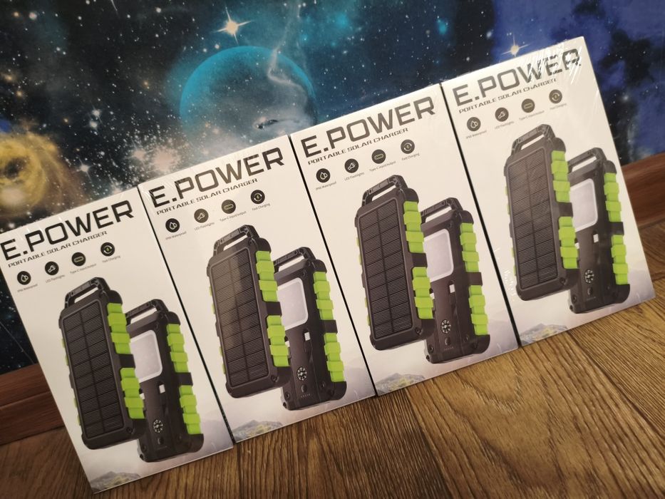 Солнечный Power Bank 20000 mAh