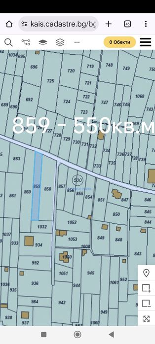 Парцел/лозе в гр. Каварна