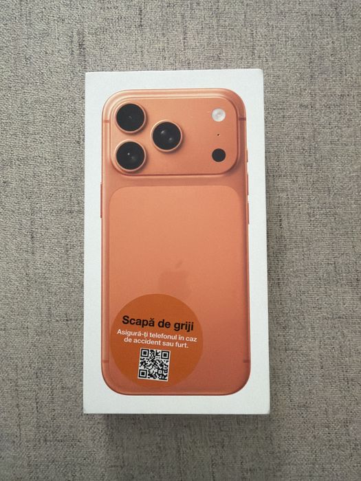 iphone 17 Pro Cosmic Orange  256gb, garantie 2 ani !
