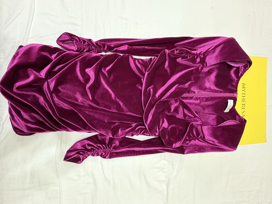 Rochie designer Rebecca Vallance catifea Mytheresa – ca nouă