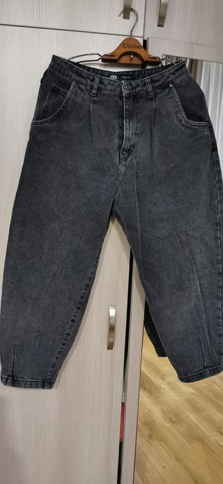 Дънки Zara-цвят графит