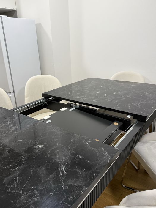 SET Masa living/bucatarie + 6 scaune + 2 mesute cafea OFERTA