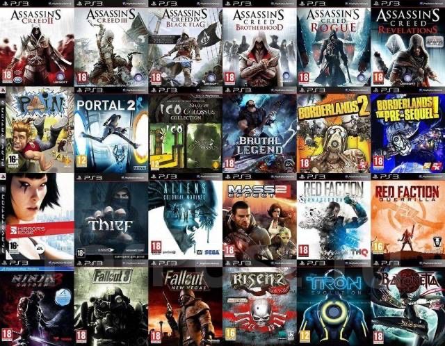 Прошивка PlayStation 3 с играми