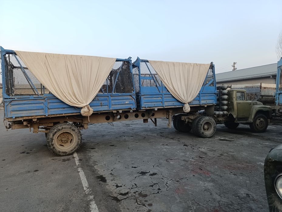 Зил 130 прицепи билан сотилади, Хлопкавоз холати яхши.