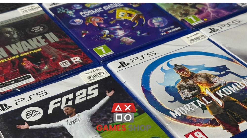 Диски для приставок PS 4/5 X-BOX