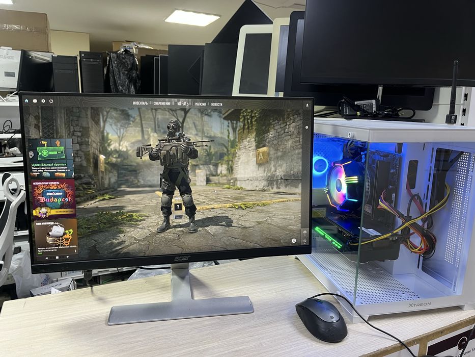 Игровой компьютер с монитором i5 9400f gtx 1060 6gb ssd 256gb