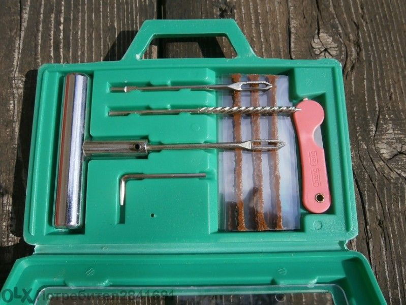 Шило, комплект за лепене на гуми.