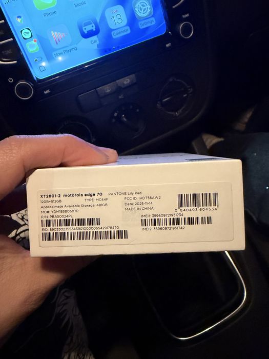 Смартфон Motorola Edge 70, 12GB, 512GB, чисто нов, неотварян