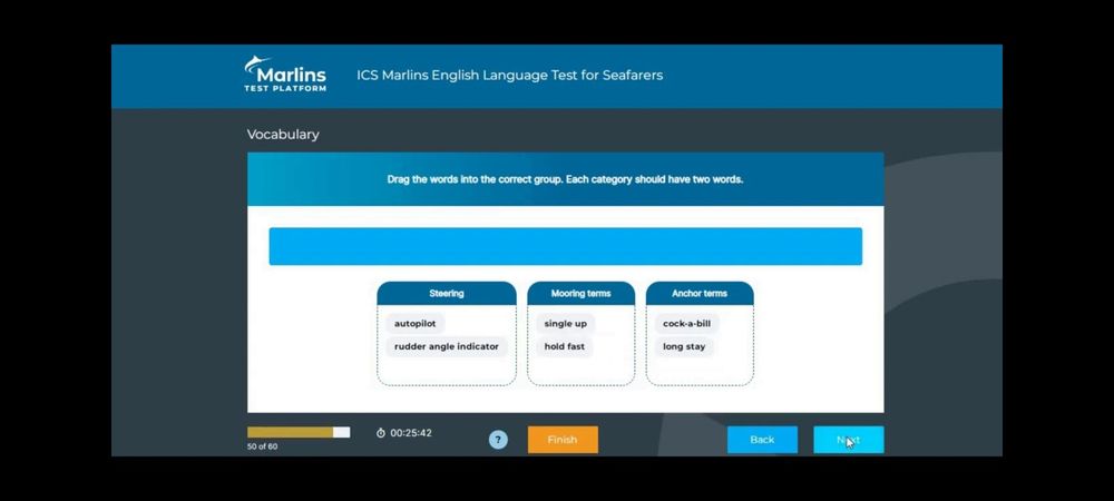 Marlins test -подготовка