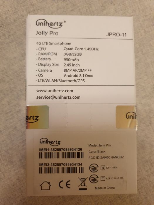 Telefon mobil Jelly Pro Compact touch screen 4G Android 7