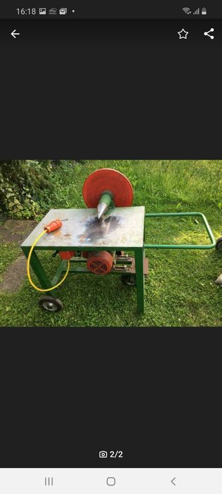 Masa de taiat si masa de crapat lemne 380v