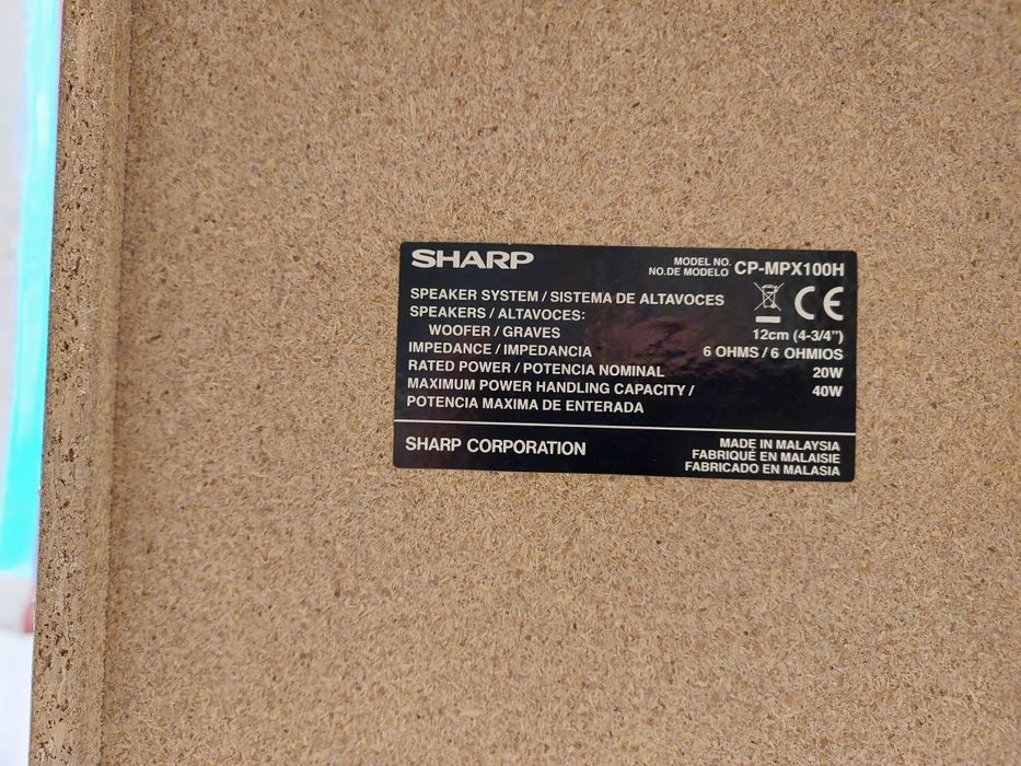 Combină audio Sharp MPX100H. CD/ MP3/ Tape / Tuner. Totul funcțional.