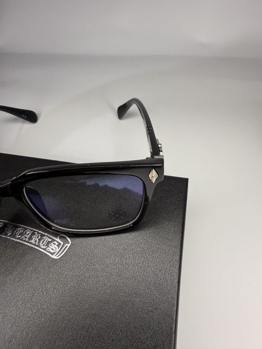 Ochelari Chrome Hearts Negru cu Argintiu ( Model nou )