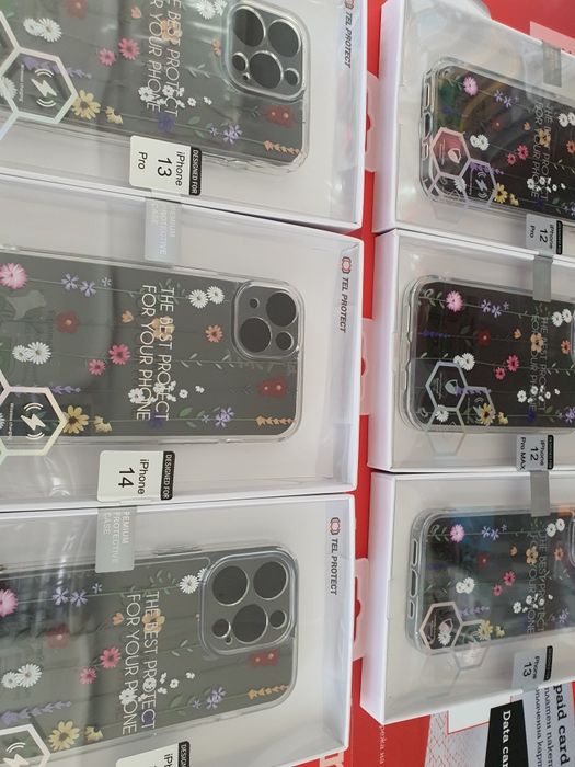 Iphone 12,13,14,12 Pro,12 Pro Max,13 Pro,14 Pro  луксозен гръб с цветя