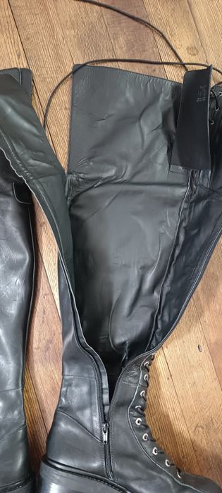 Ботуши/Чизми/Кубинки Zara- Зара 37 номер естествена кожа