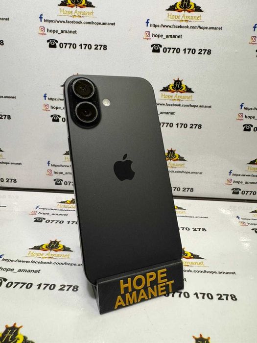 Hope Amanet P13 / iPhone 16 / Black / 128 GB