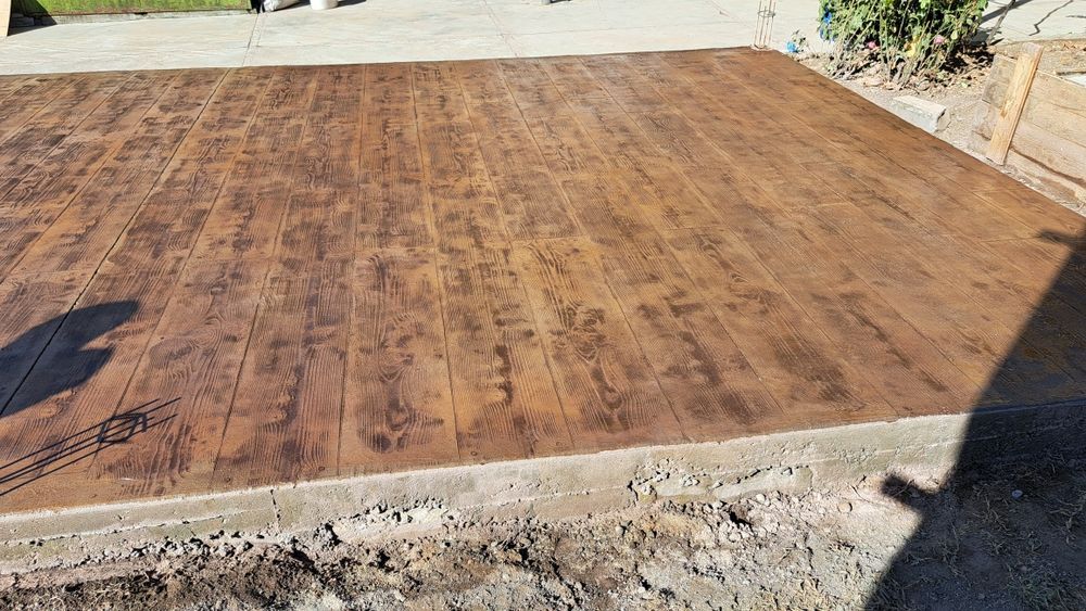 Щампован бетон .