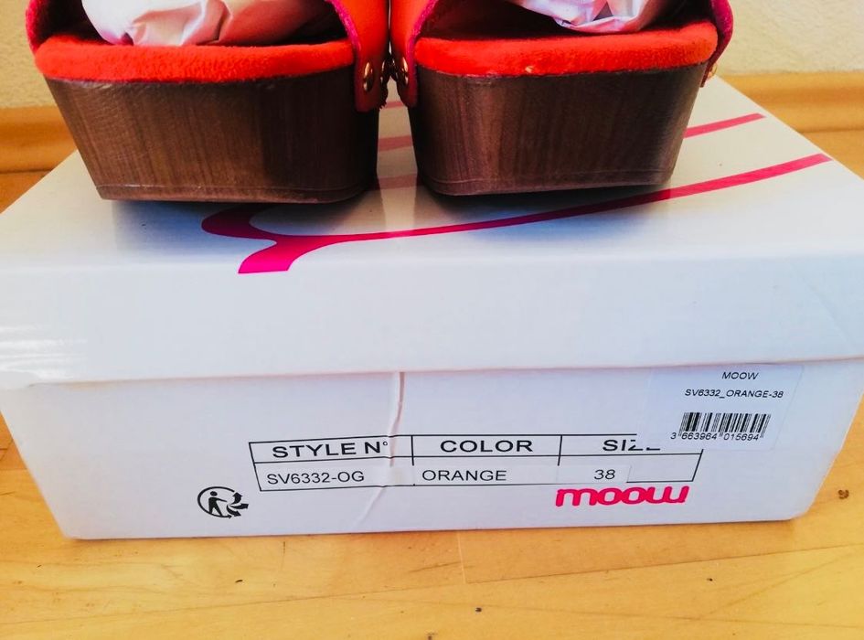 Сандали Moow НОВИ, естествена кожа, размер 38