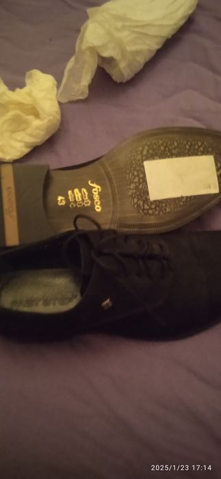 Мужская обувь,замша,