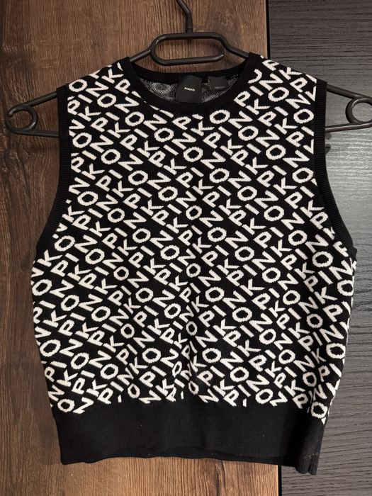 Дамски плетен топ Пинко