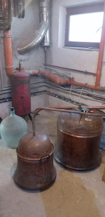 Комплект казан , капак, лула, серпентина