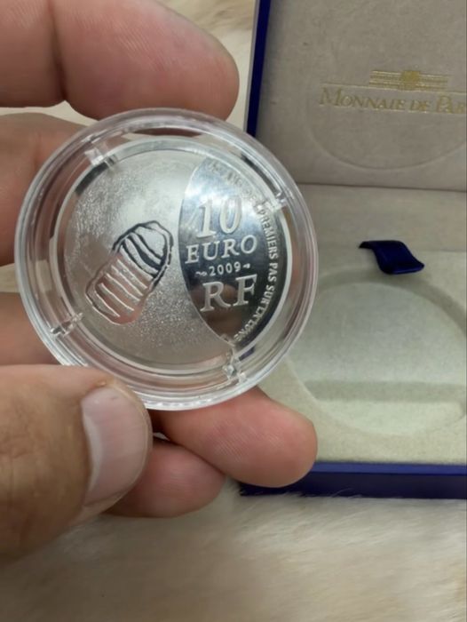 Serebrenaya moneta 900 proba 22.32gr 10evro