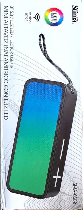 "Boxă Bluetooth Stima PRO SMA-6602 LED RGB BT 5.3"