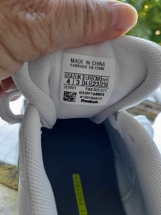 Маратонки Reebok/34,5-23см