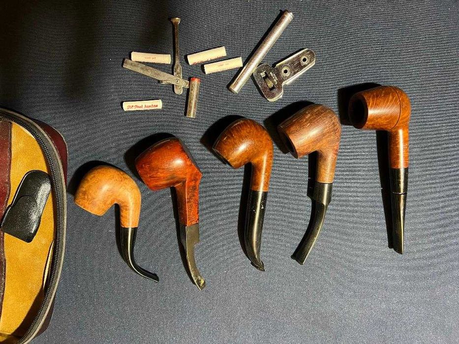 Vand trusa de pipe din diferite esente de lemn