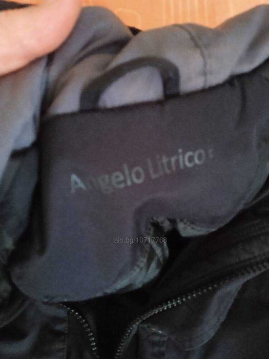 Яке с качулка топло мъжко Angelo Litroco размер L