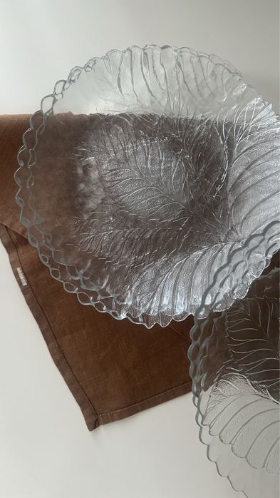 Тарелки. Стекло экологисно  6 шт