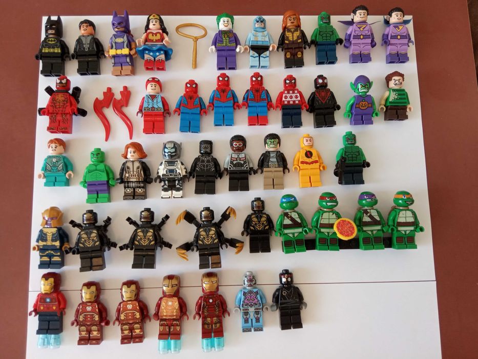 Lego minifigurine super eroi DC si Marvel, TMNT, batman, superman etc