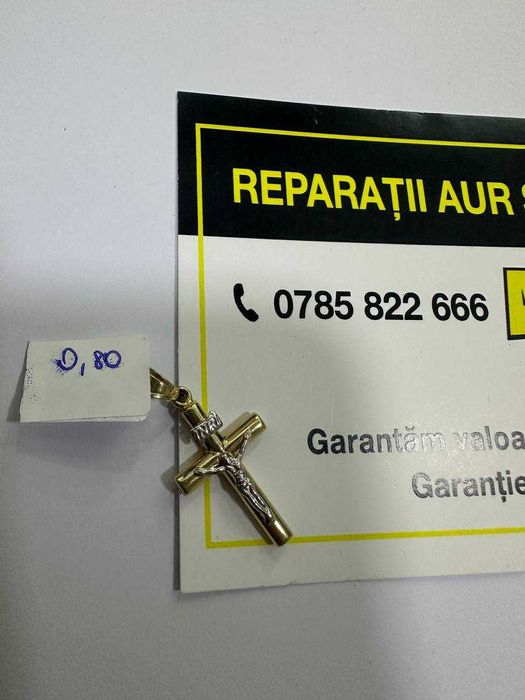 CRUCE AUR 14K 0.80GR (ctg)