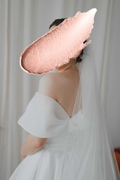 Свадебное платье с фатой