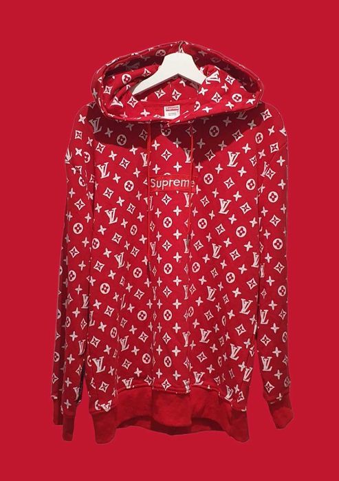 Supreme X Louis Vuitton суичър