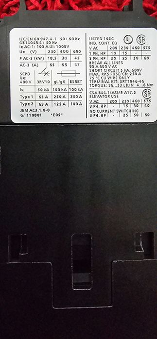 Contactor Siemens