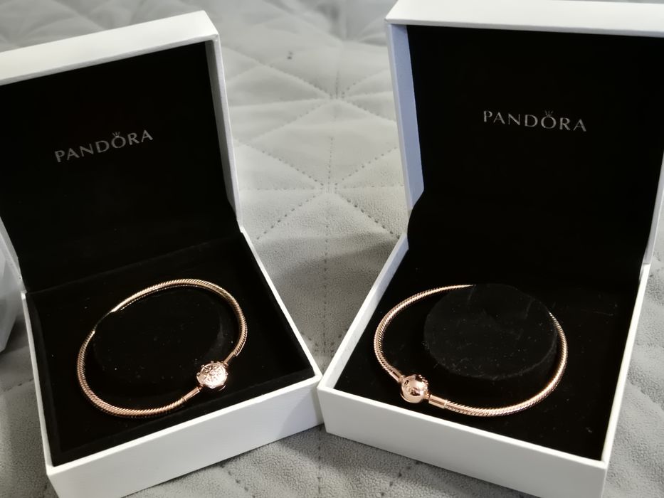 Нови оригинални гривни Pandora rose gold