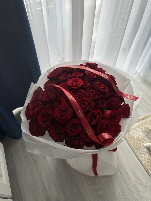 цветы розы 51 шт