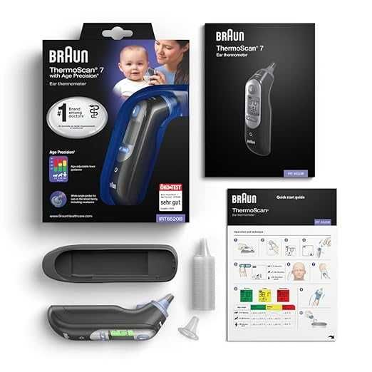 Инфрачервен термометър за ухо Braun IRT6520 ThermoScan 7 Black Edition