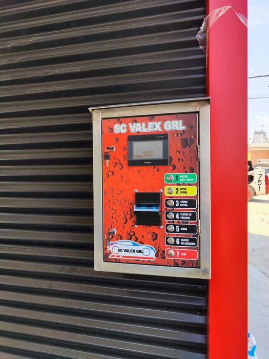 Cutie comanda automatizare inox Spalatorie auto self/diverse aplicatii