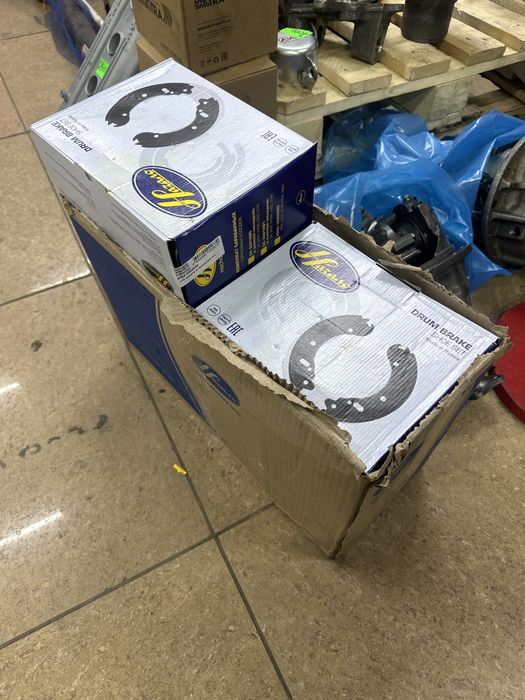 Задние колодки на газель