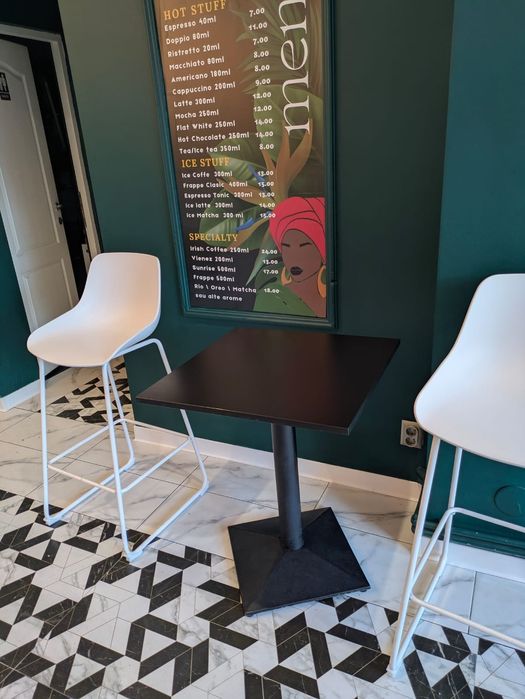 Mese negre simple 2 bucati