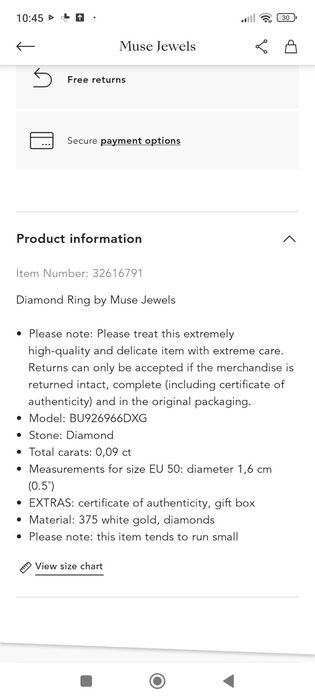 диамантен пръстен